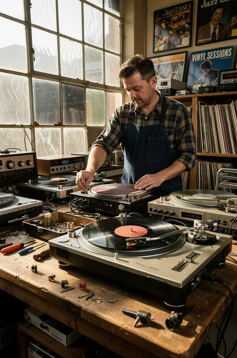 Phono preamps explained with analog audio equipment