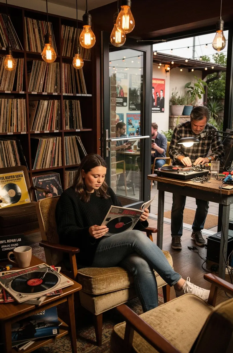Essential tools for turntable repair and maintenance.